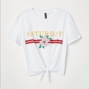 H&M Divided Crop Top